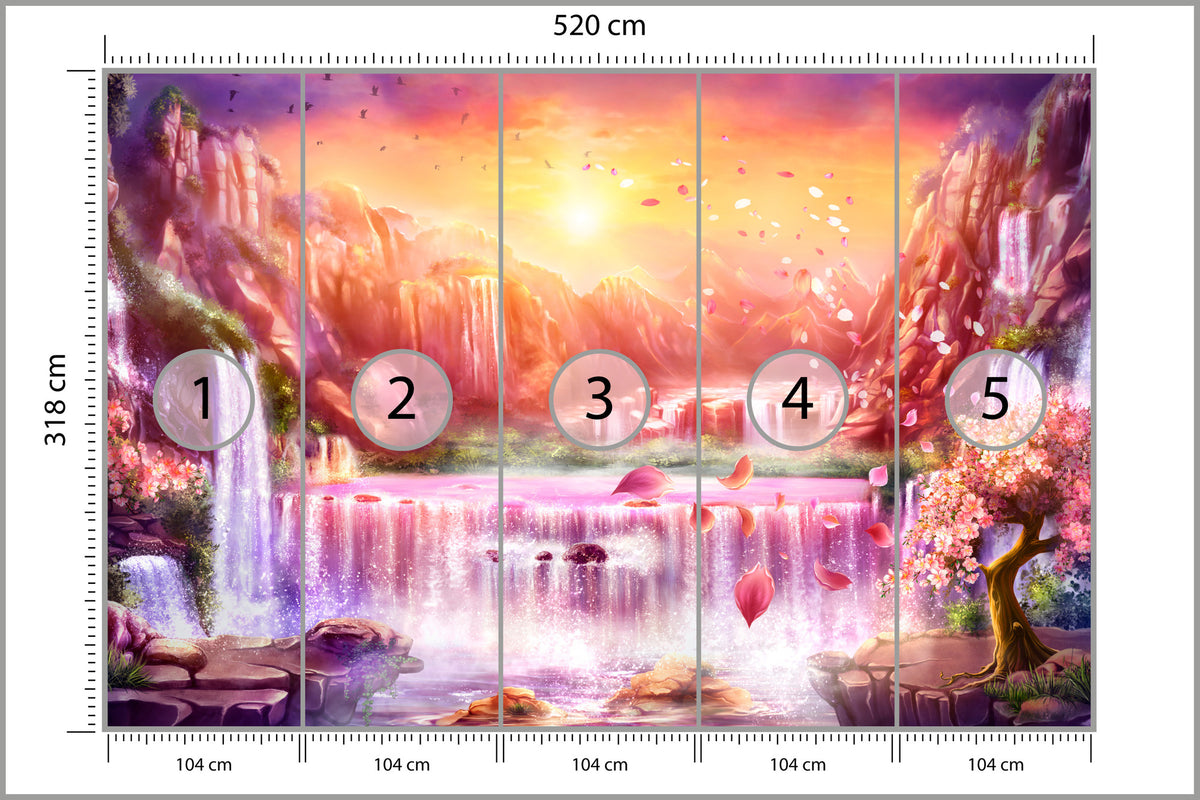 Fototapeta Magiczny Krajobraz 520 × 318 cm – podgląd kadru