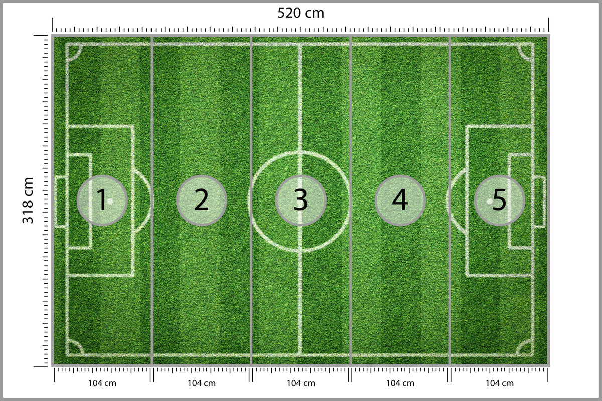 Fototapeta Stadion Z Lotu Ptaka 520 × 318 cm – podgląd kadru
