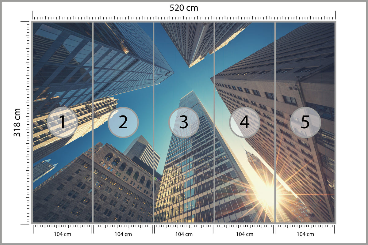 Fototapeta Miasto Nowy Jork 520 × 318 cm – podgląd kadru