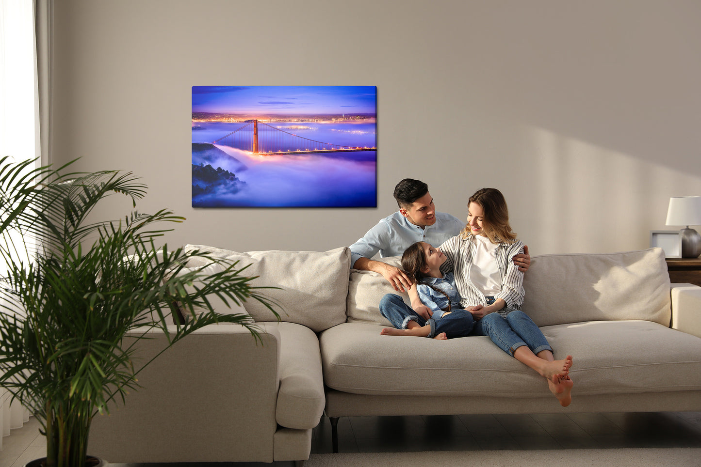 Obraz Na Płótnie Most Golden Gate – ikoniczny pejzaż miejski do wnętrz loft i nowoczesnych – widok 6