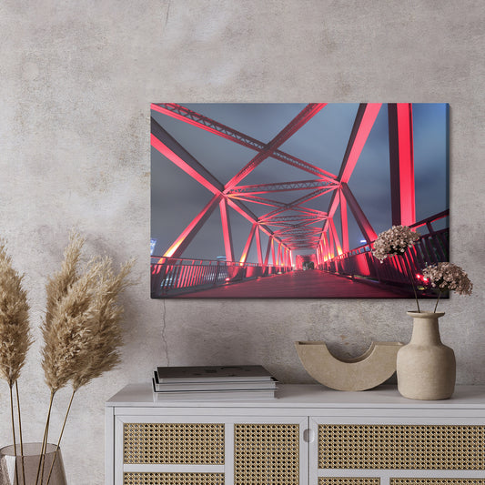 Obraz Na Płótnie Most Nocą – widok 2
