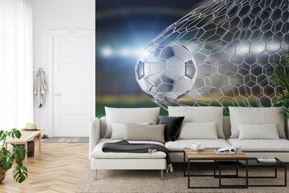 Fototapeta Piłka Nożna Gol 3D – aranżacja wnętrza