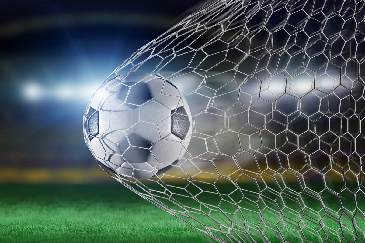 Fototapeta Piłka Nożna Gol 3D – wzór