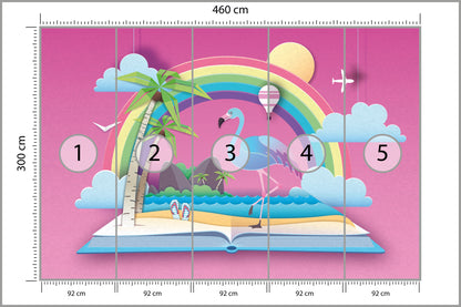 Fototapeta Dla Dzieci-Udane Wakacje 460 × 300 cm – podgląd kadru