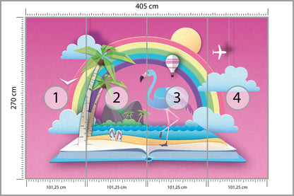 Fototapeta Dla Dzieci-Udane Wakacje 405 × 270 cm – podgląd kadru