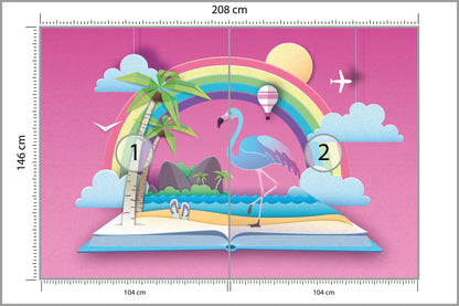 Fototapeta Dla Dzieci-Udane Wakacje 208 × 146 cm – podgląd kadru