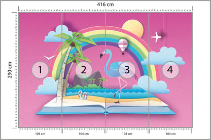 Fototapeta Dla Dzieci-Udane Wakacje 416 × 290 cm – podgląd kadru
