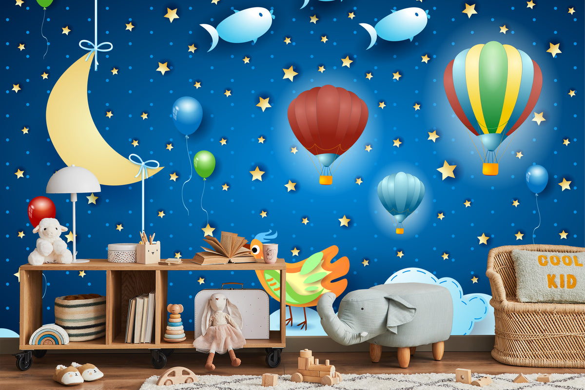 Fototapeta Dla Dzieci - Magiczna Noc – aranżacja wnętrza