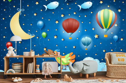 Fototapeta Dla Dzieci - Magiczna Noc – aranżacja wnętrza