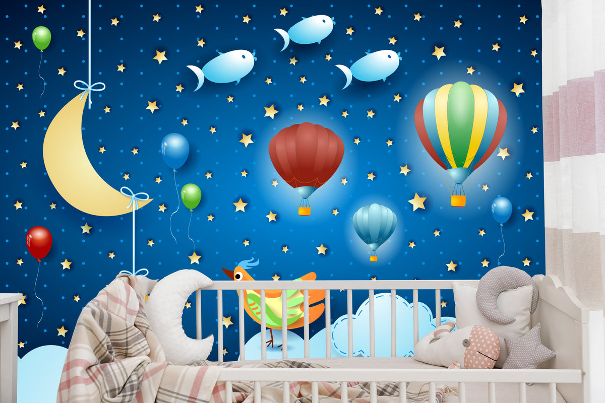 Fototapeta Dla Dzieci - Magiczna Noc – aranżacja wnętrza
