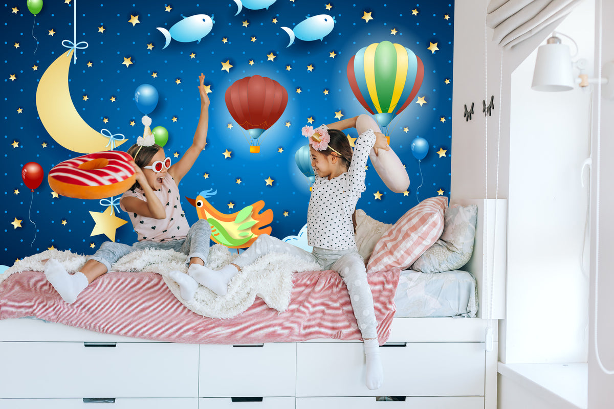 Fototapeta Dla Dzieci - Magiczna Noc – aranżacja wnętrza