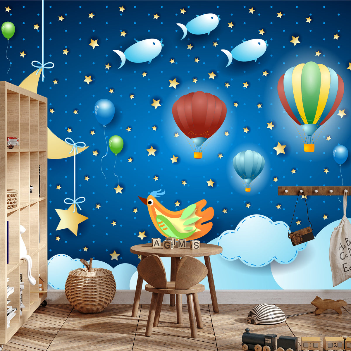 Fototapeta Dla Dzieci - Magiczna Noc – aranżacja wnętrza