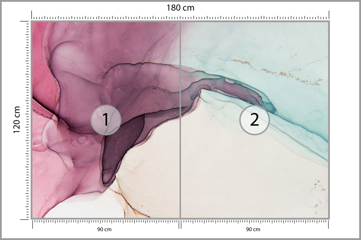 Fototapeta Zawirowania Marmuru 180 × 120 cm – podgląd kadru