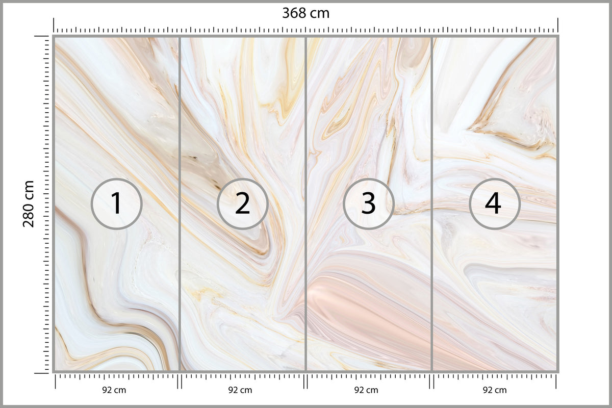 Fototapeta Gustowny Marmur 368 × 280 cm – podgląd kadru