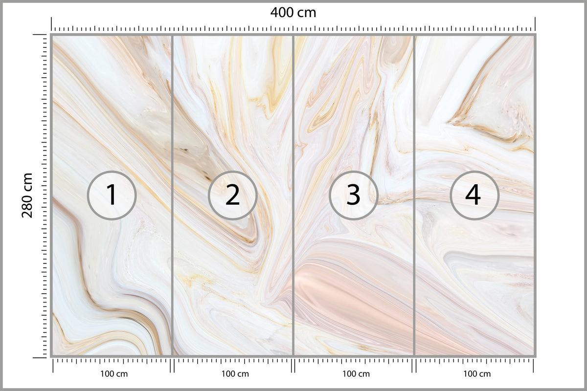 Fototapeta Gustowny Marmur 400 × 280 cm – podgląd kadru