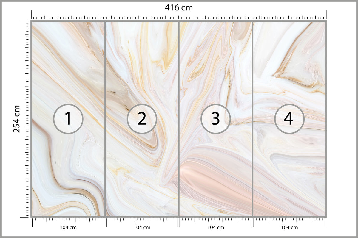 Fototapeta Gustowny Marmur 416 × 254 cm – podgląd kadru