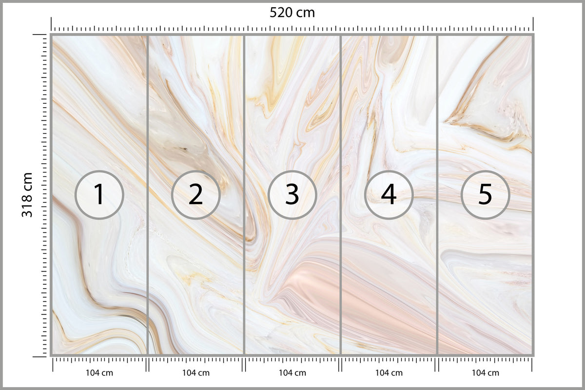 Fototapeta Gustowny Marmur 520 × 318 cm – podgląd kadru