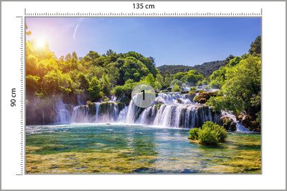 Fototapeta Wodospad Skradinski Buk, Chorwacja 135 × 90 cm – podgląd kadru
