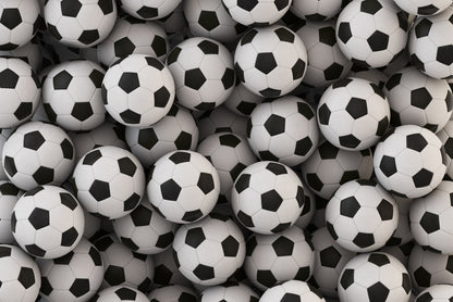 Fototapeta Sportowa Piłki Nożne – wzór