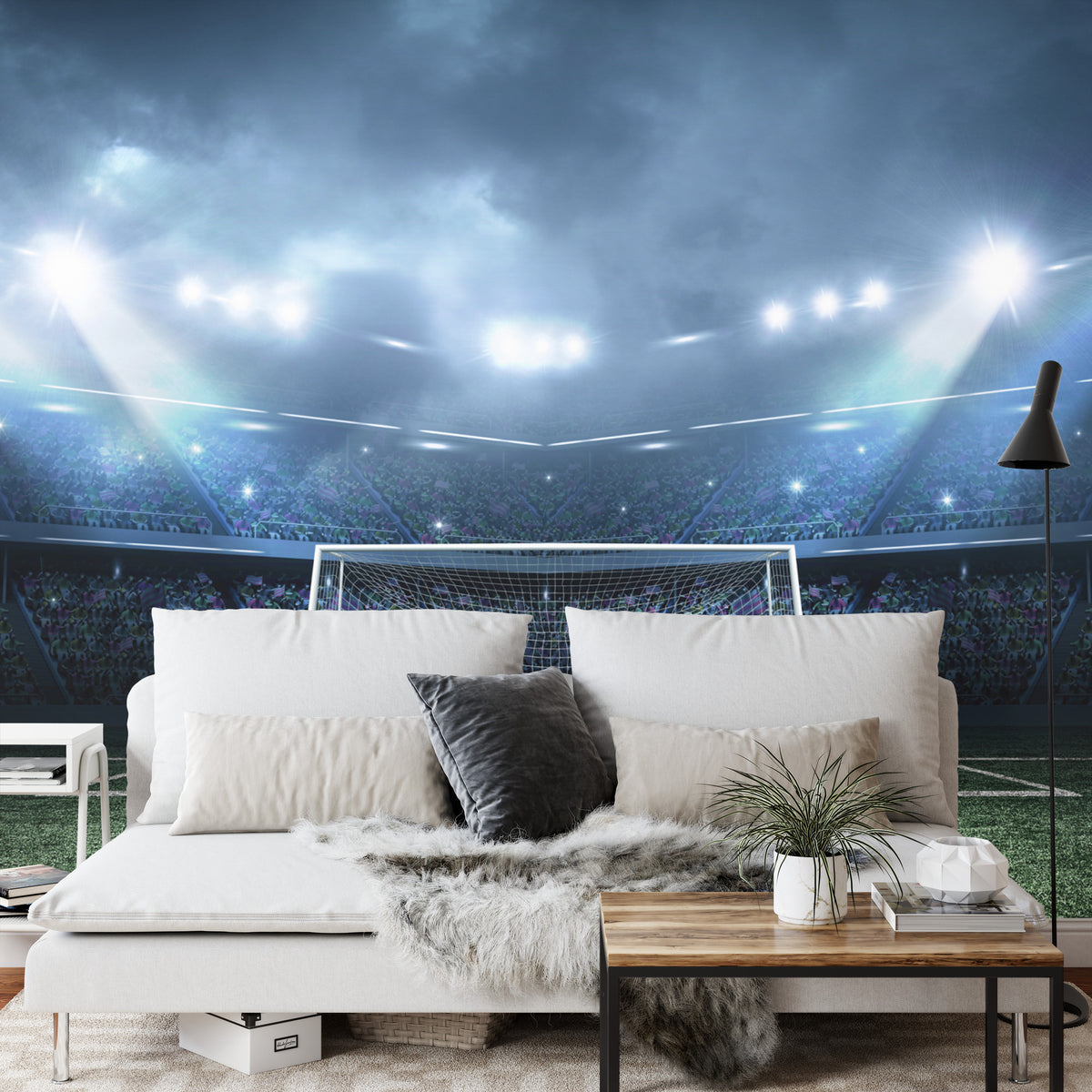 Fototapeta Stadion Piłkarski Boisko – aranżacja wnętrza