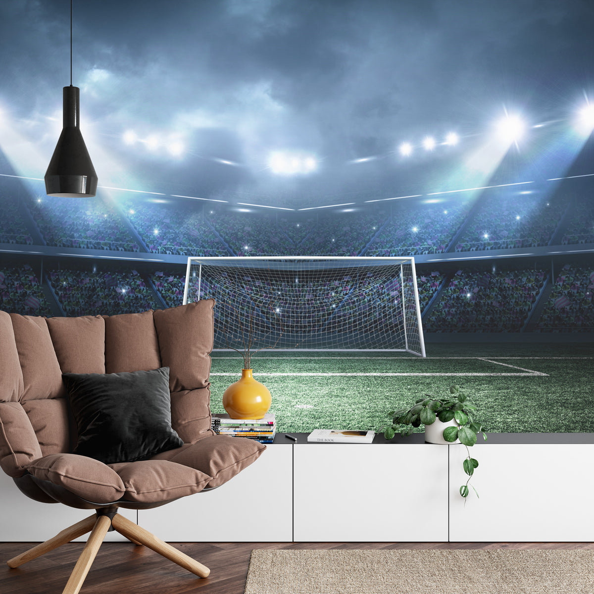 Fototapeta Stadion Piłkarski Boisko – aranżacja wnętrza