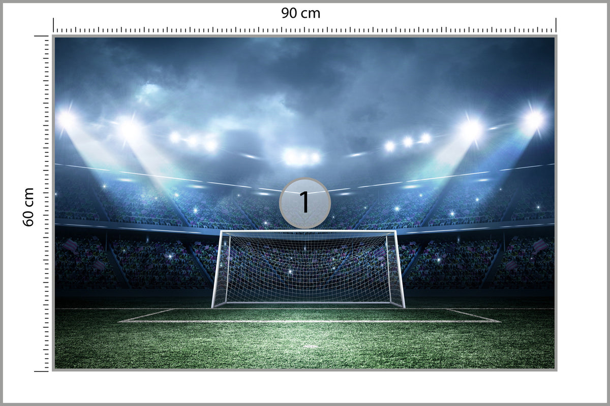 Fototapeta Stadion Piłkarski Boisko 90 × 60 cm – podgląd kadru