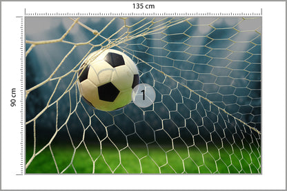 Fototapeta Piłka Nożna, Boisko 135 × 90 cm – podgląd kadru