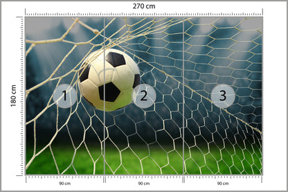 Fototapeta Piłka Nożna, Boisko 270 × 180 cm – podgląd kadru