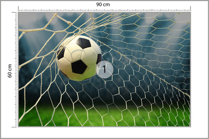 Fototapeta Piłka Nożna, Boisko 90 × 60 cm – podgląd kadru