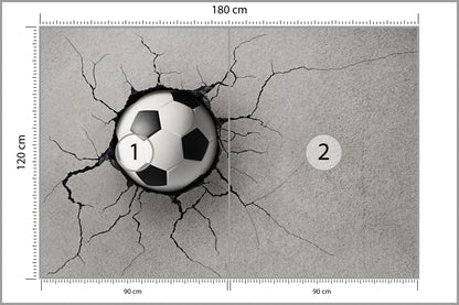 Fototapeta Pokój Młodzieżowy, Piłka 180 × 120 cm – podgląd kadru