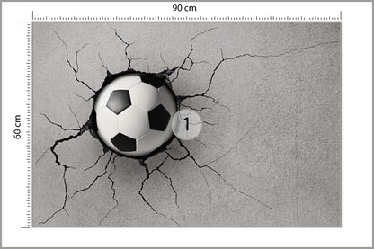 Fototapeta Pokój Młodzieżowy, Piłka 90 × 60 cm – podgląd kadru