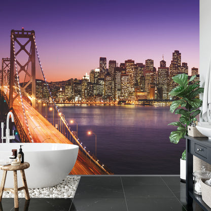 Fototapeta Most Nocą W San Francisco – aranżacja wnętrza