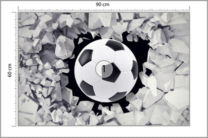 Fototapeta Piłka Nożna, Pokój Młodzieżowy 90 × 60 cm – podgląd kadru