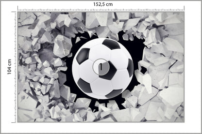 Fototapeta Piłka Nożna, Pokój Młodzieżowy 152,5 × 104 cm – podgląd kadru