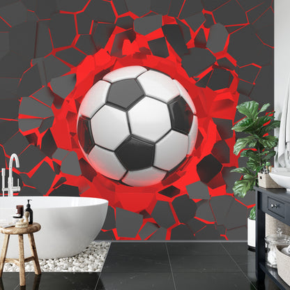 Fototapeta Piłkarska 3D, Pokój Młodzieżowy – aranżacja wnętrza