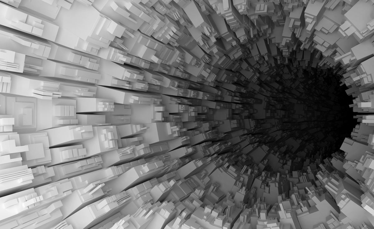Fototapeta Abstrakcyjny Tunel 3D – wzór