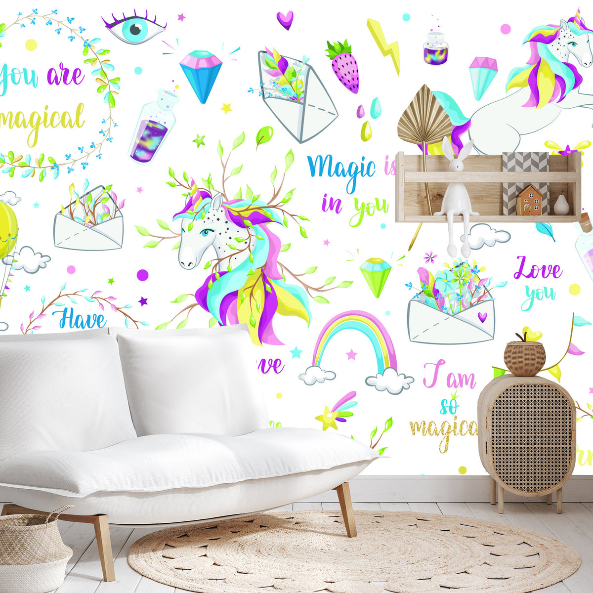 Fototapeta Magiczne Elementy – aranżacja wnętrza