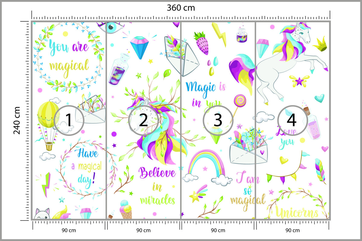 Fototapeta Magiczne Elementy 360 × 240 cm – podgląd kadru