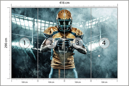 Fototapeta Amerykański Sportowiec 416 × 290 cm – podgląd kadru