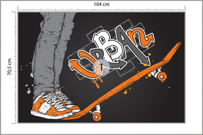 Fototapeta Skater I Deskorolka 104 × 70,5 cm – podgląd kadru