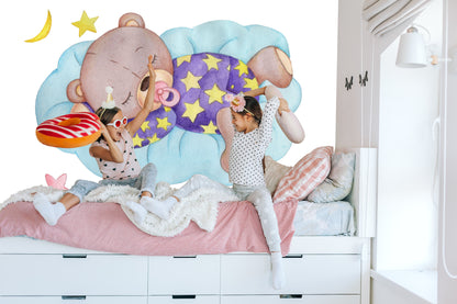 Fototapeta Śpiący Miś – aranżacja wnętrza