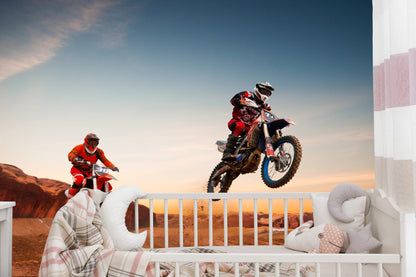 Fototapeta Motory Na Pustyni – aranżacja wnętrza