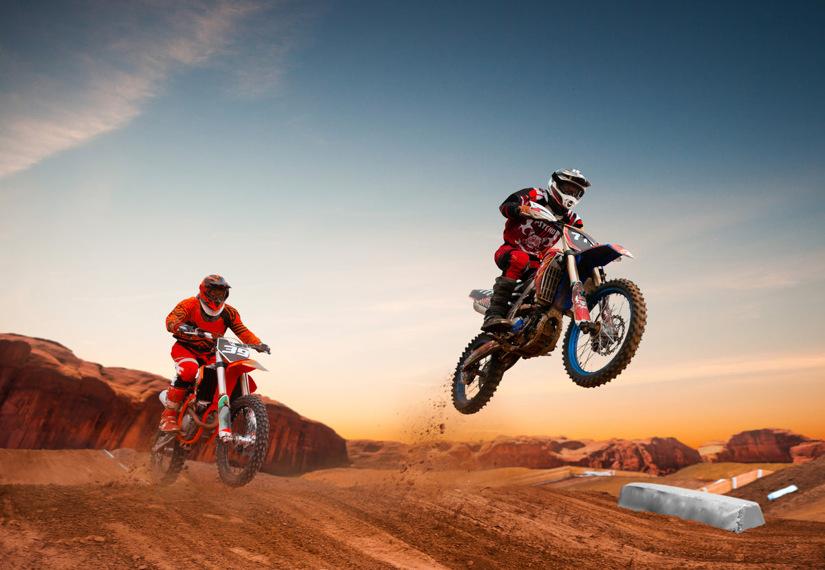 Fototapeta Motory Na Pustyni – wzór
