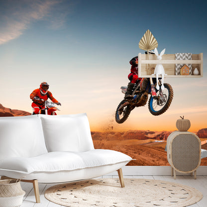Fototapeta Motory Na Pustyni – aranżacja wnętrza