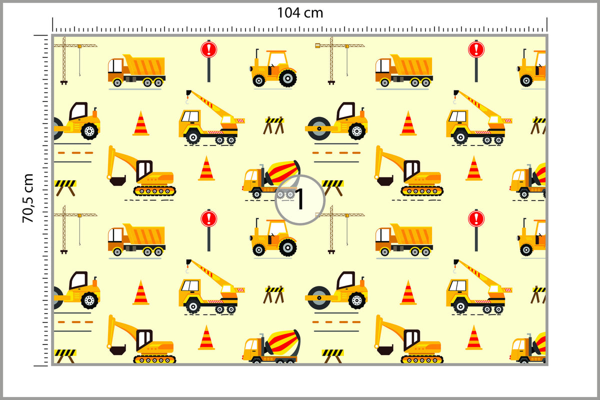 Fototapeta Koparki I Wywrotki 104 × 70,5 cm – podgląd kadru