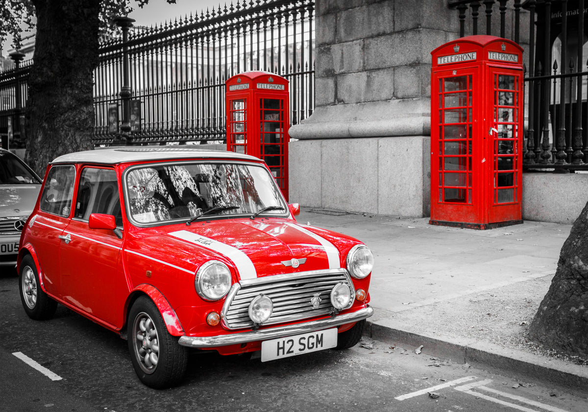 Fototapeta Mini W Londynie – wzór