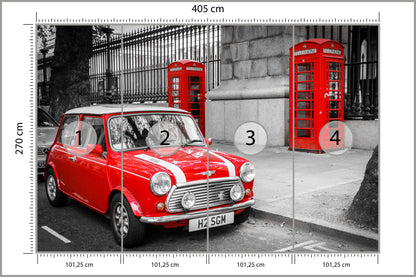 Fototapeta Mini W Londynie 405 × 270 cm – podgląd kadru
