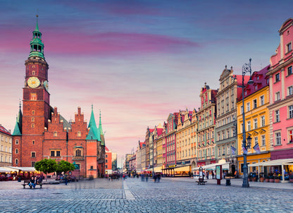 Fototapeta Ratusz We Wrocławiu – wzór