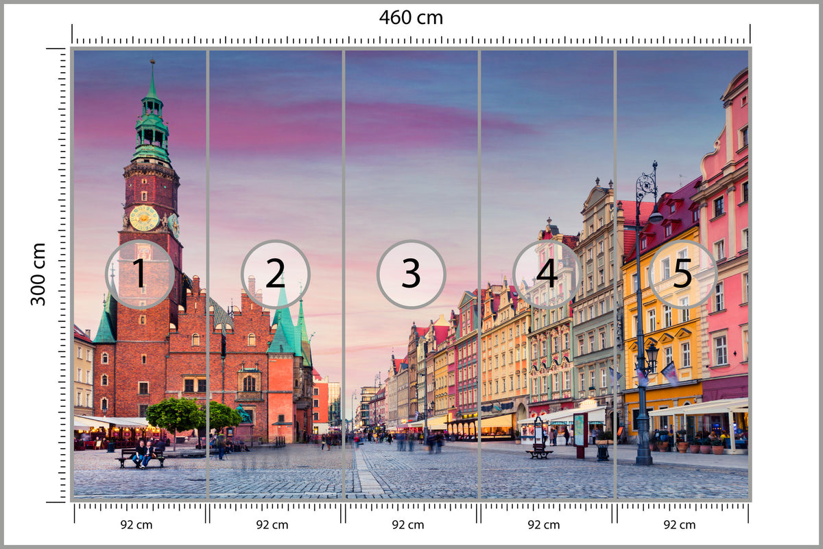Fototapeta Ratusz We Wrocławiu 460 × 300 cm – podgląd kadru