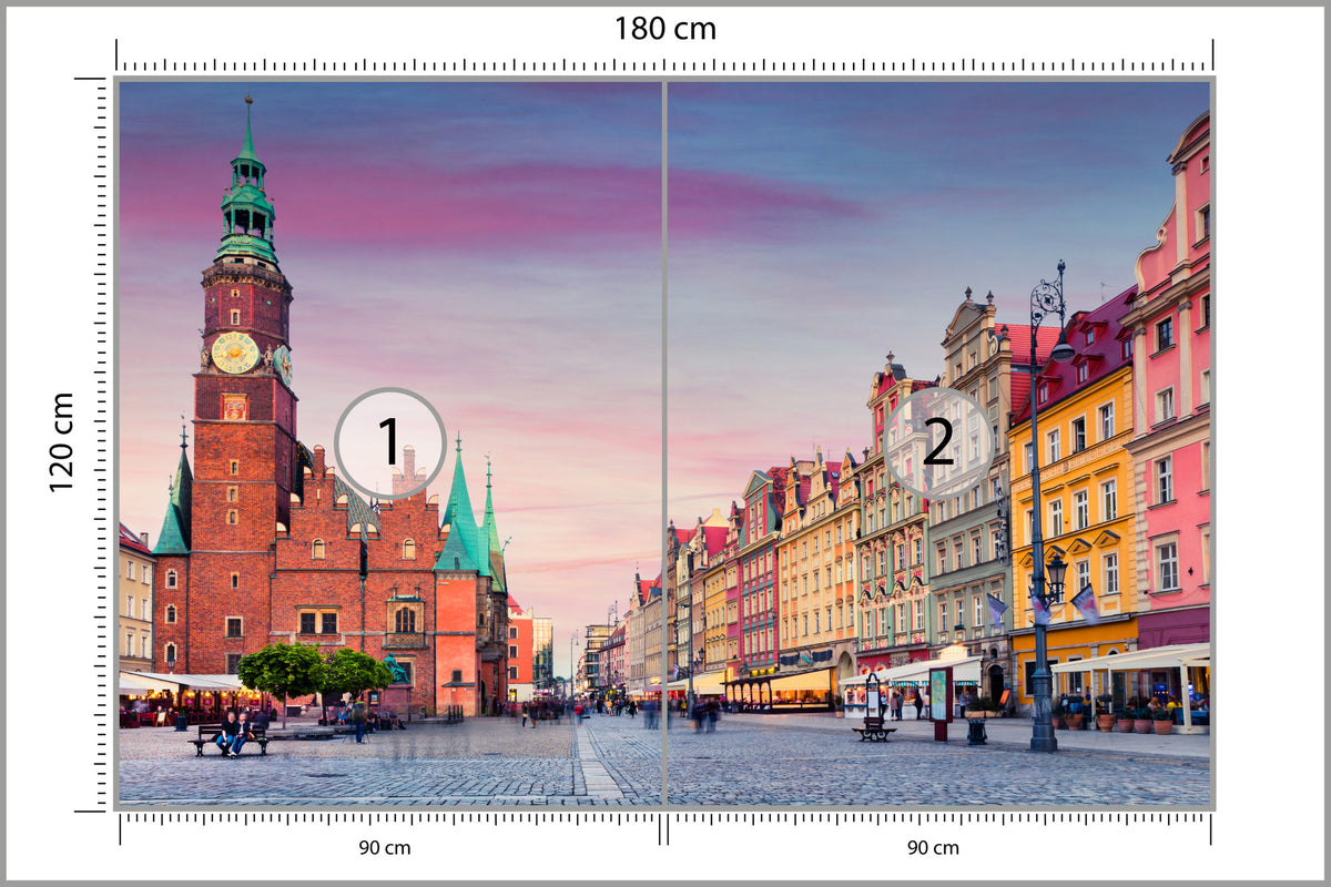 Fototapeta Ratusz We Wrocławiu 180 × 120 cm – podgląd kadru